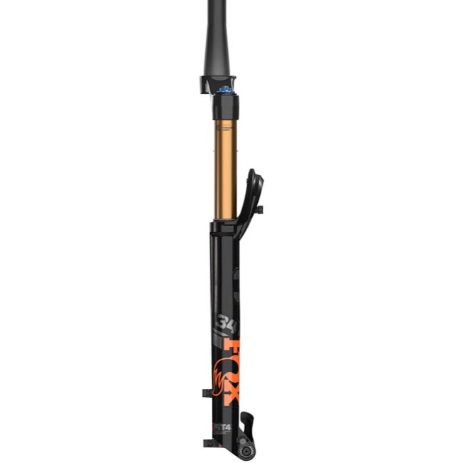 Fox Suspension 34 Float 140 Factory 29" 15QRx110 - Shiny Black-Orange-Gloss Black Logo - 2022