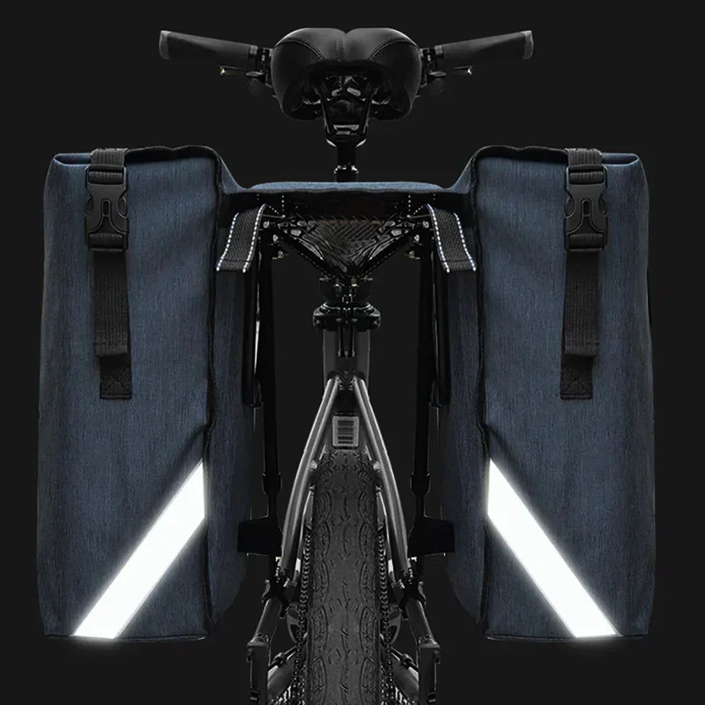 Dahon Double Pannier Bag - Medium - Gray