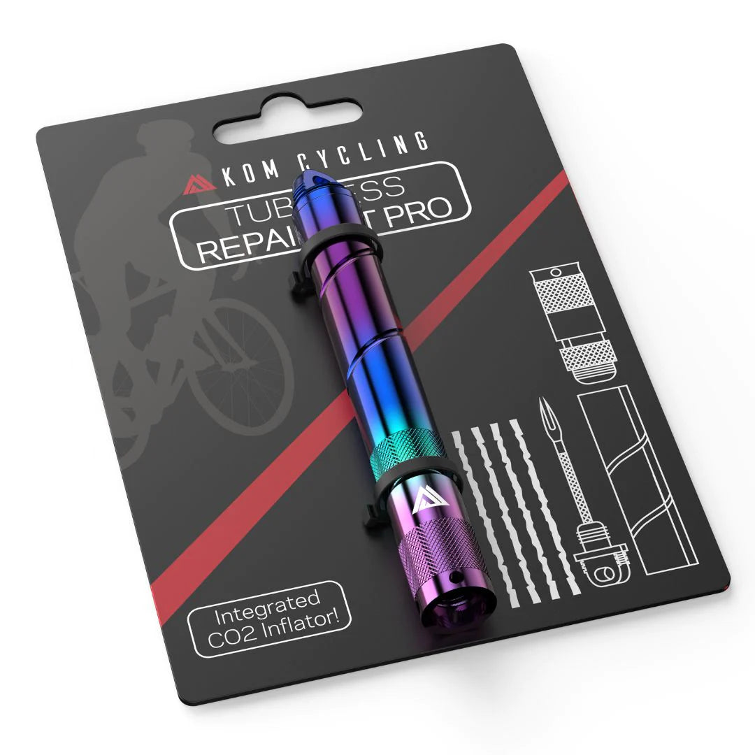 KOM Cycling Tire Repair Tool PRO - Iridecent