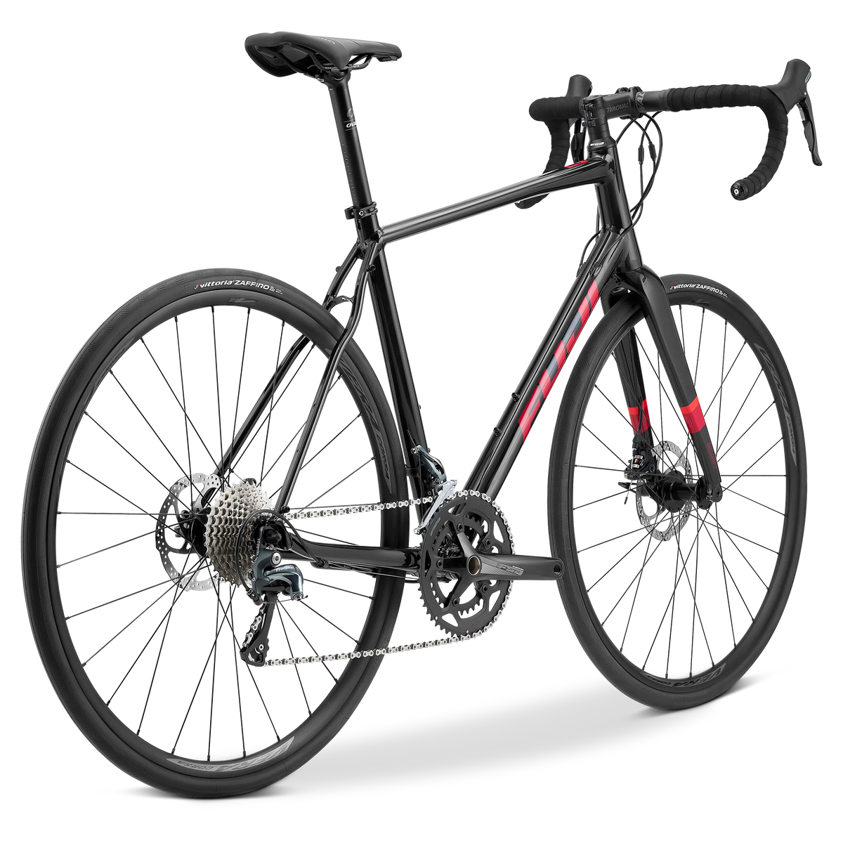 Fuji Sportif 1.3 Disc 700c - Pearl Black-Red Orange