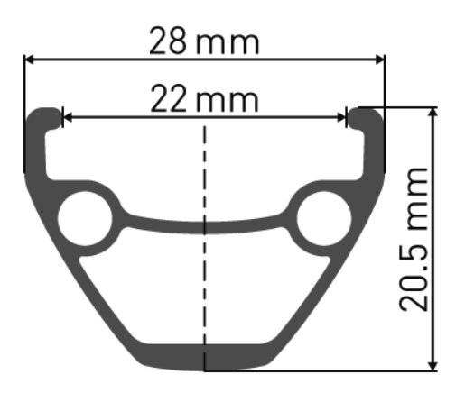 DT Swiss 533d 29" Enduro Disc Rim - Black