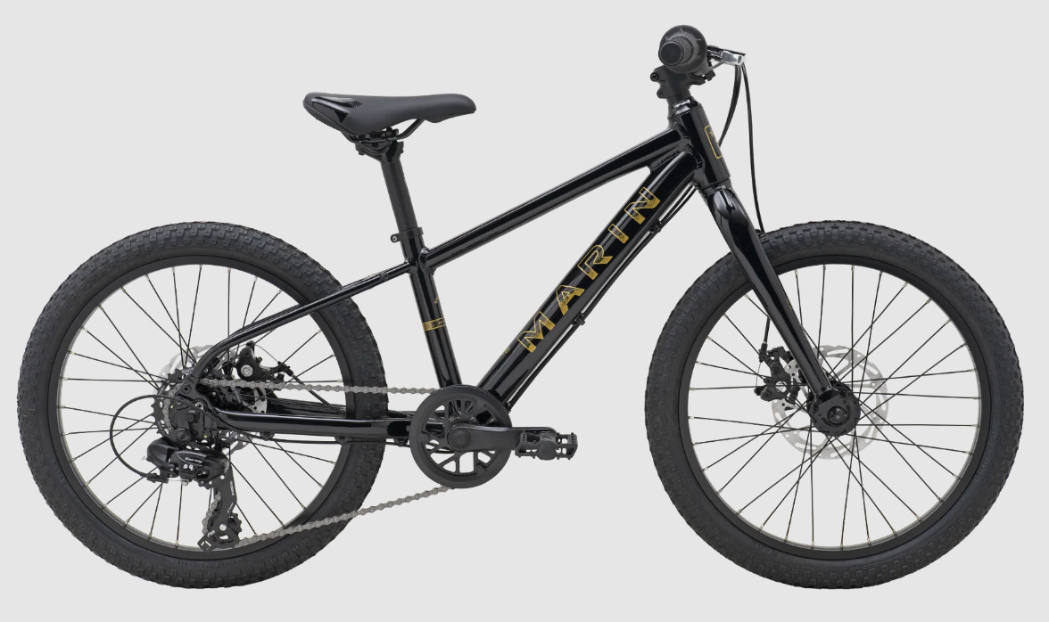 Marin Bayview Trail 20" Kids Bike - Black-Gold