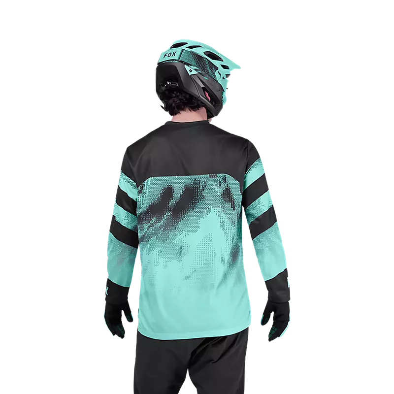 Fox Racing Ranger Long Sleeve MTB Jersey - Kairos - Turquoise