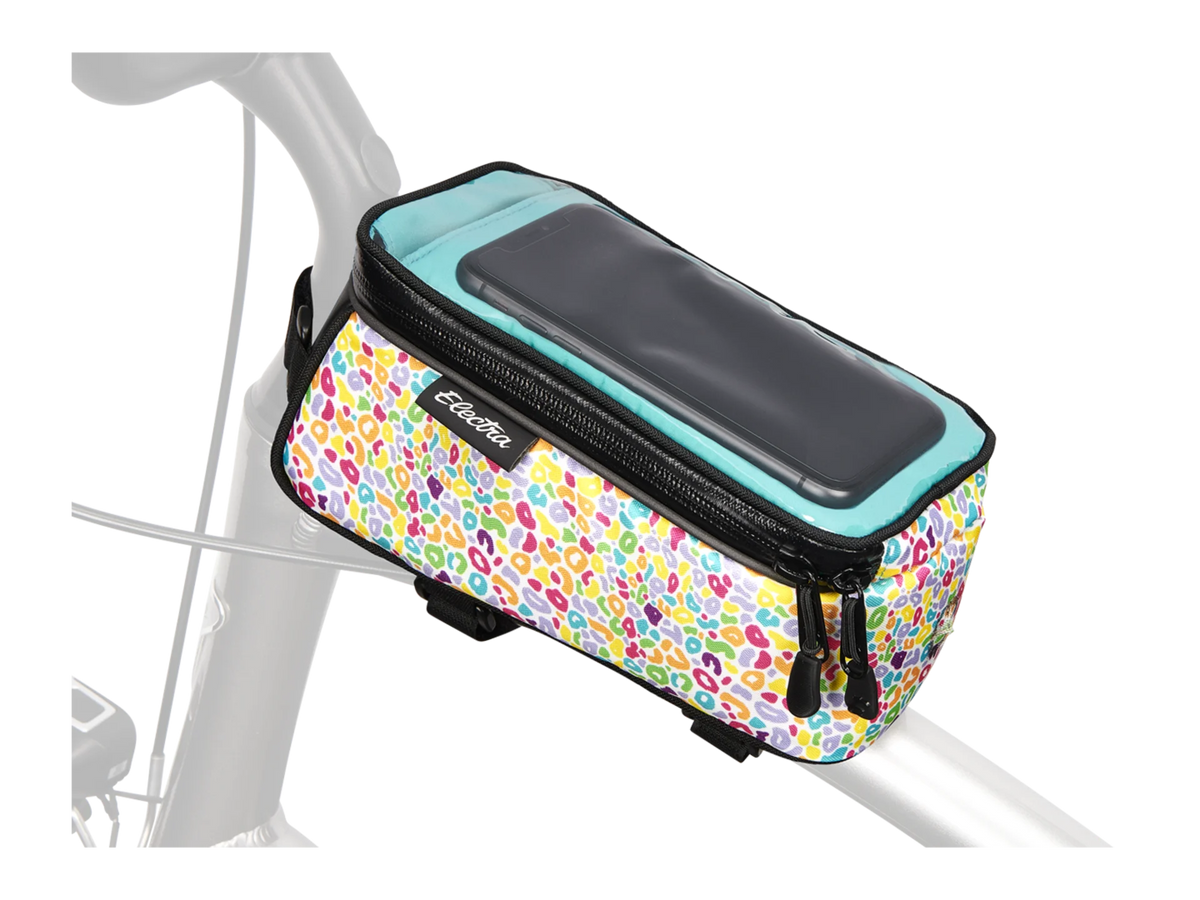 Electra Phone Frame Bag - Leopard Multi
