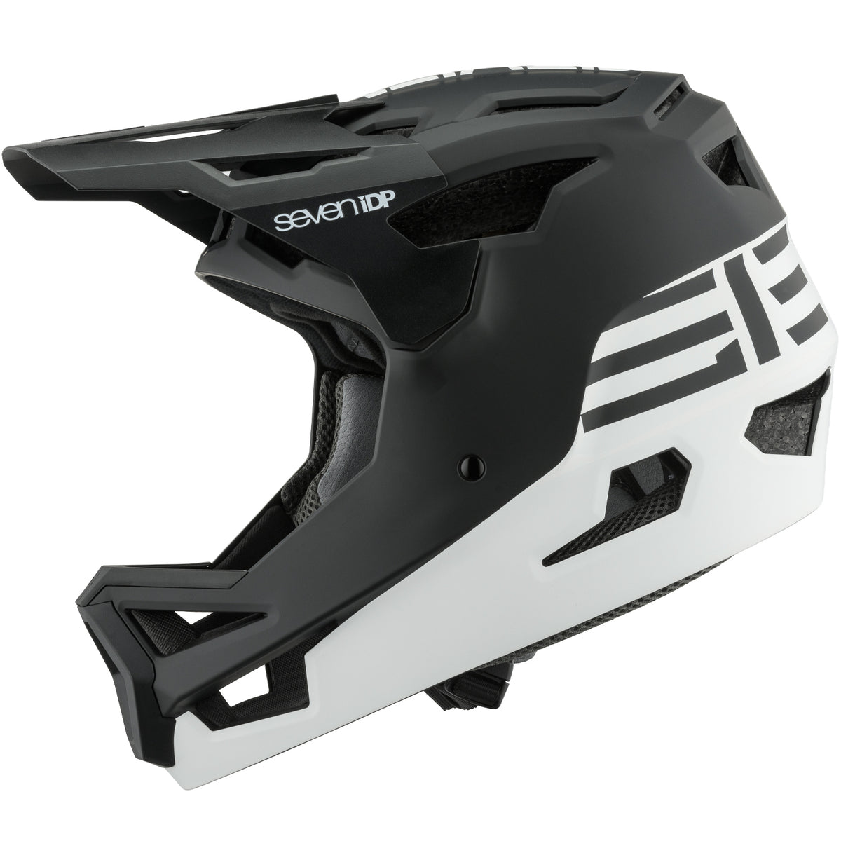 7 iDP Project 23 ABS Full Face Helmet - Black-White