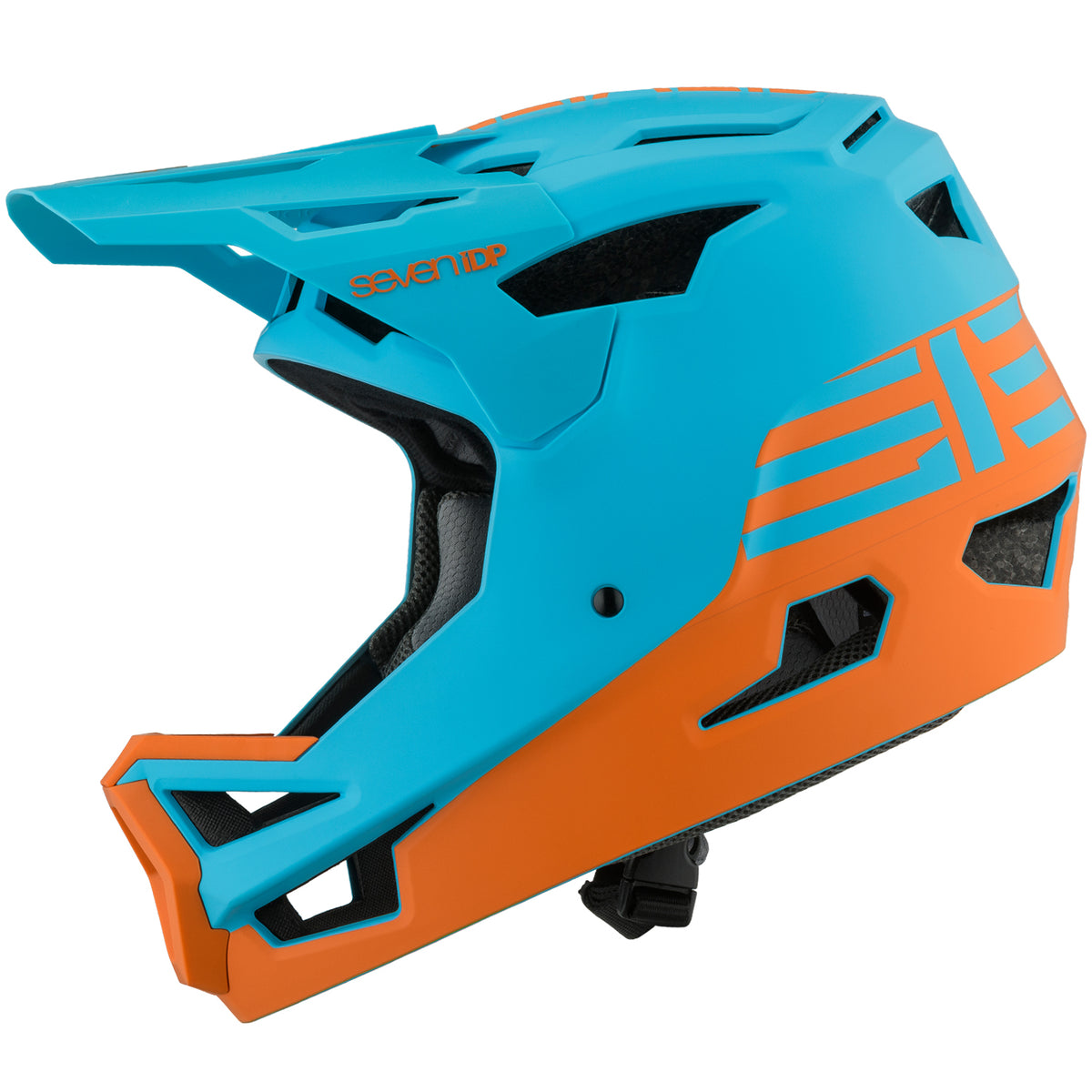 7 iDP Project 23 ABS Full Face Helmet - Matte GT Blue-Orange