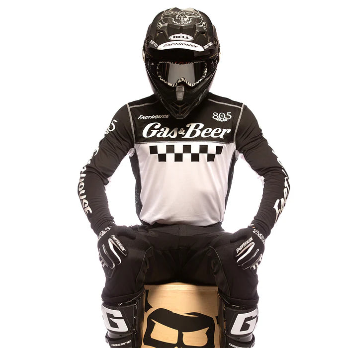 Fasthouse Grindhouse 805 Tavern Jersey - Black-White