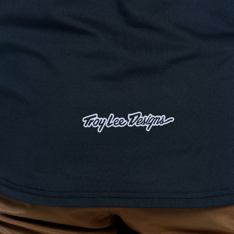 Troy Lee Designs Ruckus 3/4 Sleeve Ride Tee - Wings - Carbon