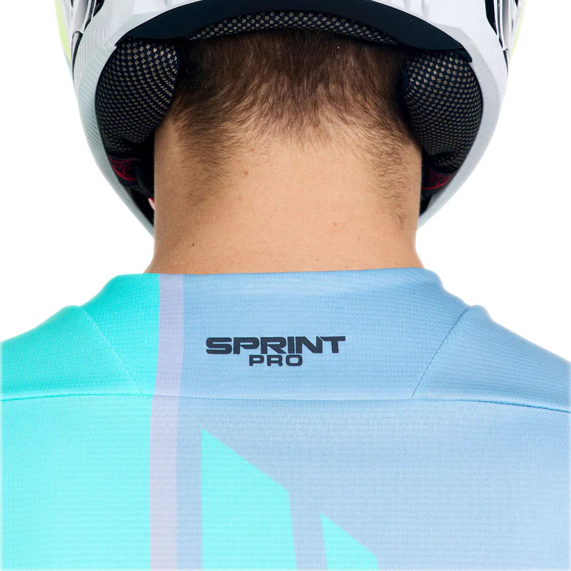 Troy Lee Designs Sprint Pro Long Sleeve MTB Jersey - Lowrider - Real Teal