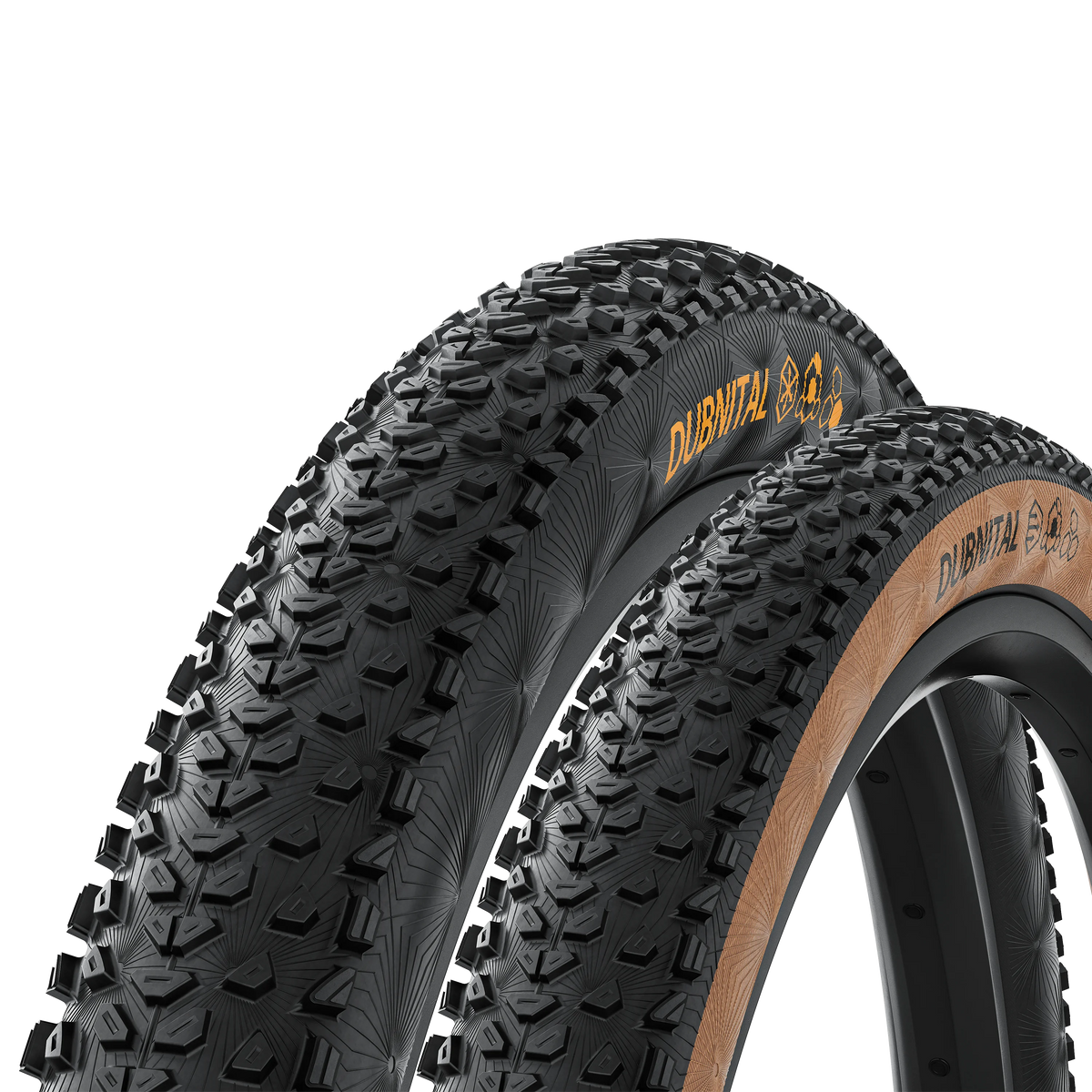 Continental Dubnital Trail Grip 29" Folding MTB Tire - Black-Transparent