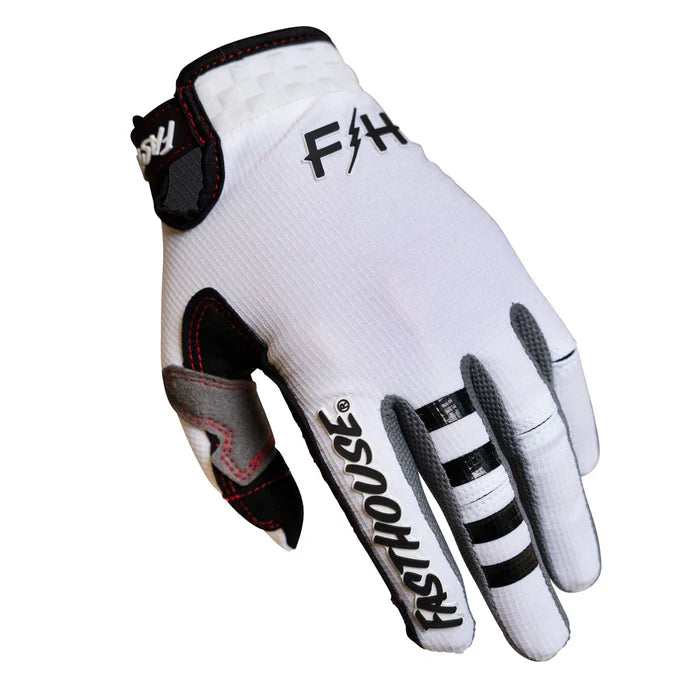 Fasthouse Elrod Air Glove - White-Black