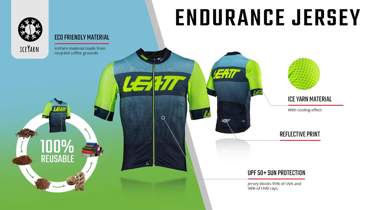 Leatt Endurance 6.0 Short Sleeve MTB Jersey - Womens - Black - 2024