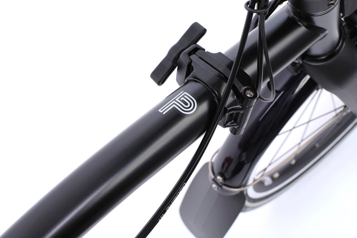 Brompton Electric P Line 4-Speed - Matt Black