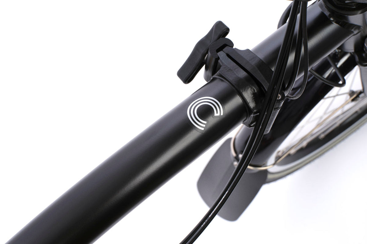 Brompton Electric C Line 4-Speed - Matt Black