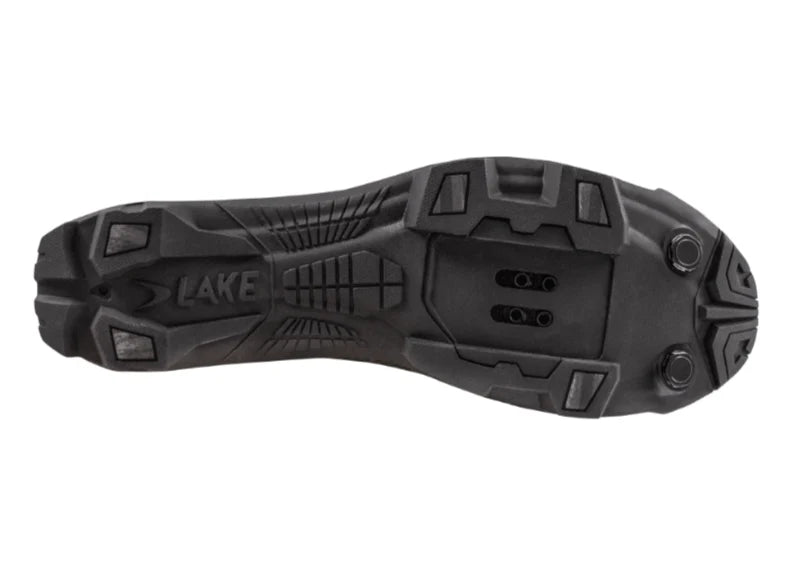 Lake MX21G Gravel Shoe - Wide - Black-Black