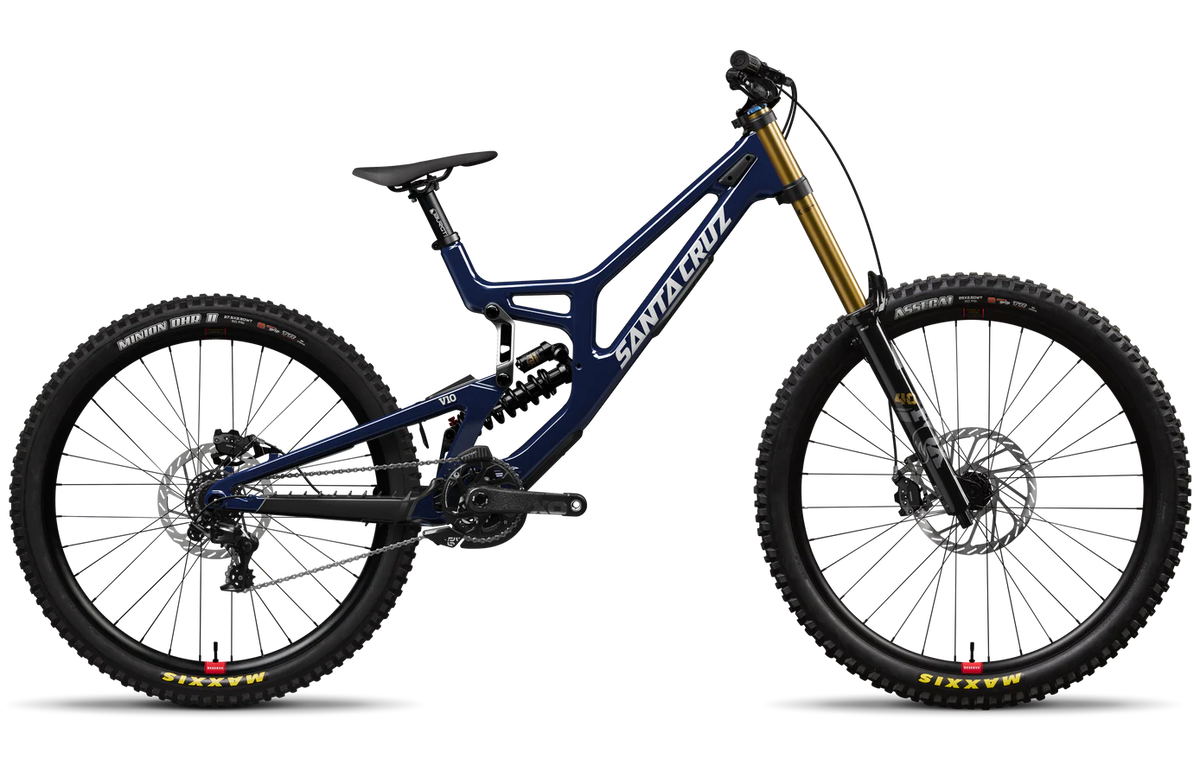 Santa Cruz V10 CC MX - DH X01 - Gloss Liquid Blue - 2027