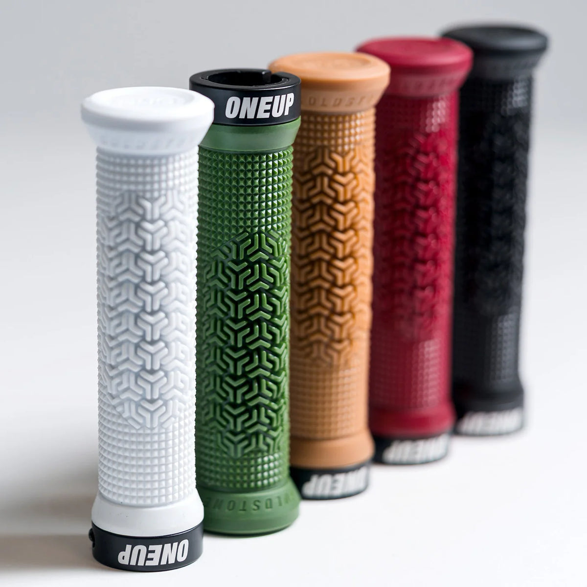 OneUp Jackson Goldstone Lock-On MTB Grips - Dark Green