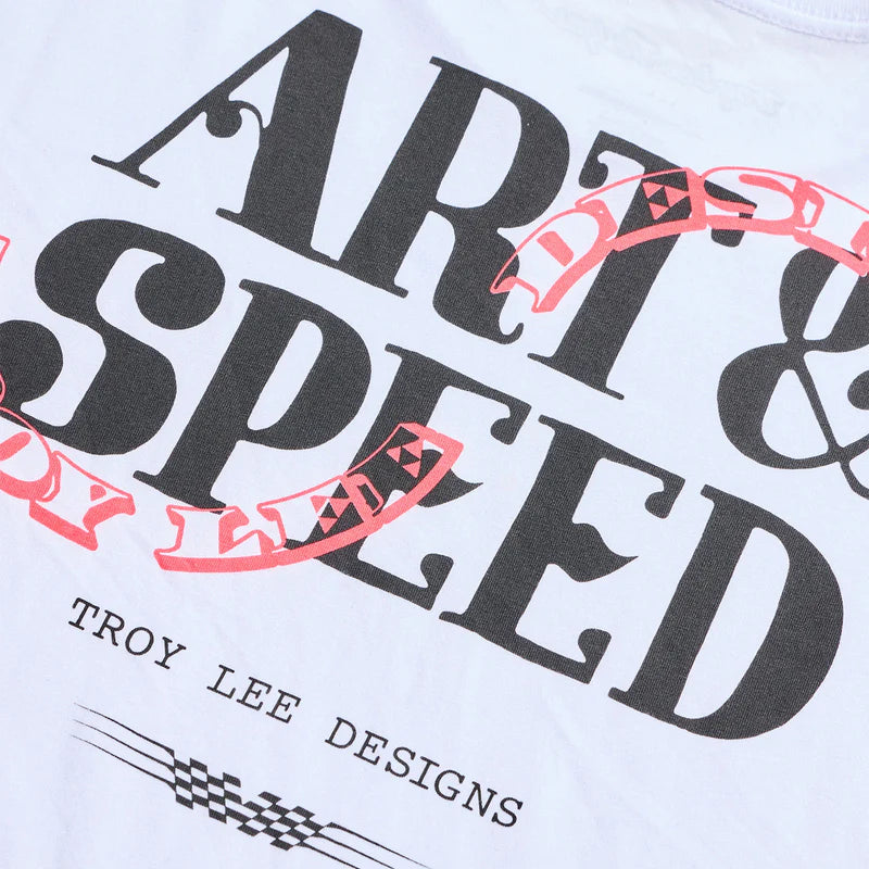 Troy Lee Designs Pink Slips Short Sleeve Tee - White