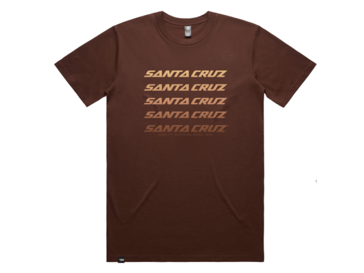 Santa Cruz Faded Tee - Brown