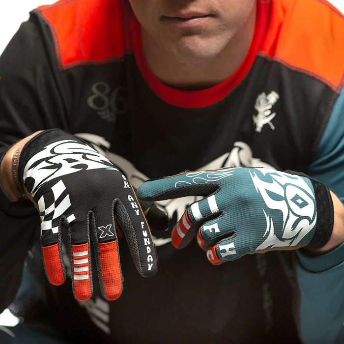 Fasthouse Speed Style Bereman Glove - Youth - Black-Infrared
