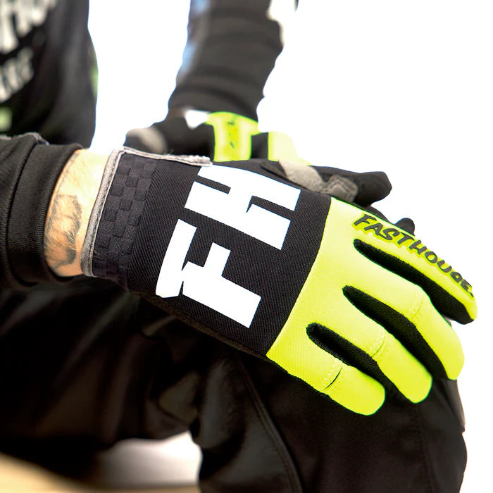 Fasthouse Speed Style Remnant Glove - Black-Hi Viz