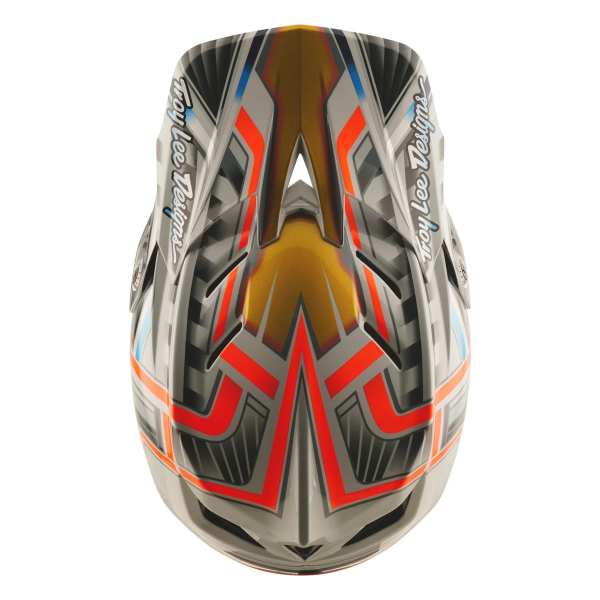 Troy Lee Designs D4 Carbon Full Face Helmet - Lowrider - Gray