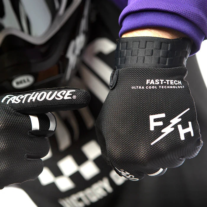 Fasthouse Vapor Glove - Black-Black
