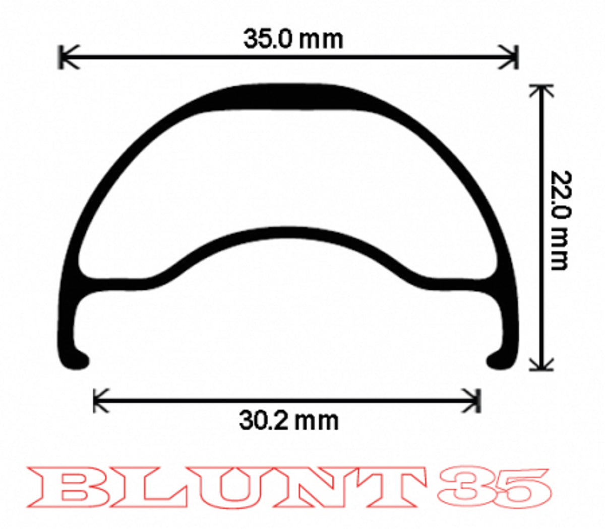 Velocity Blunt 35 29" MTB Rim - Black