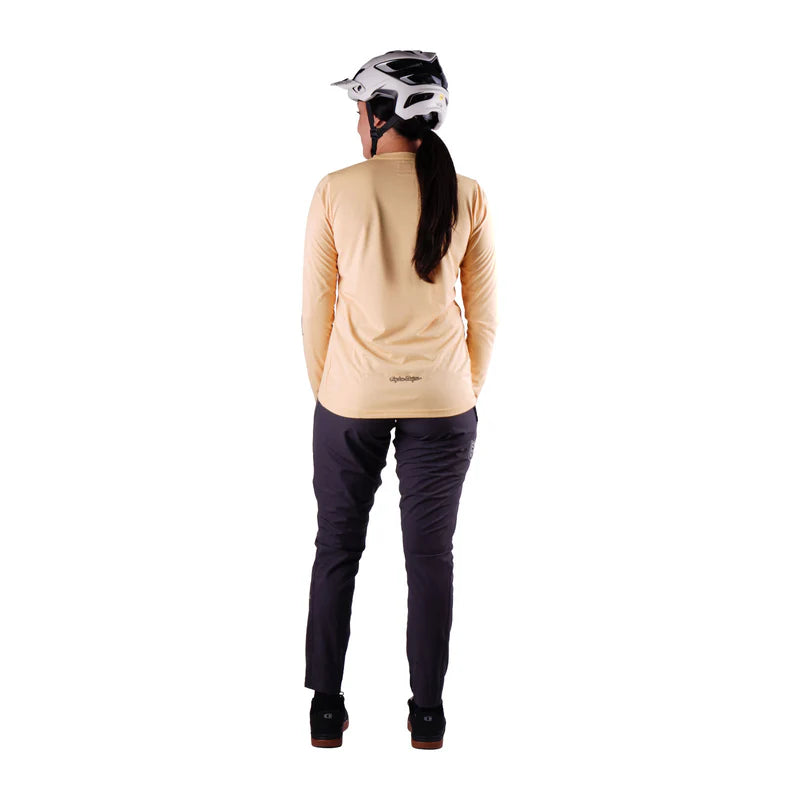 Troy Lee Designs Lilium Pro Long Sleeve MTB Jersey - Womens - Butter
