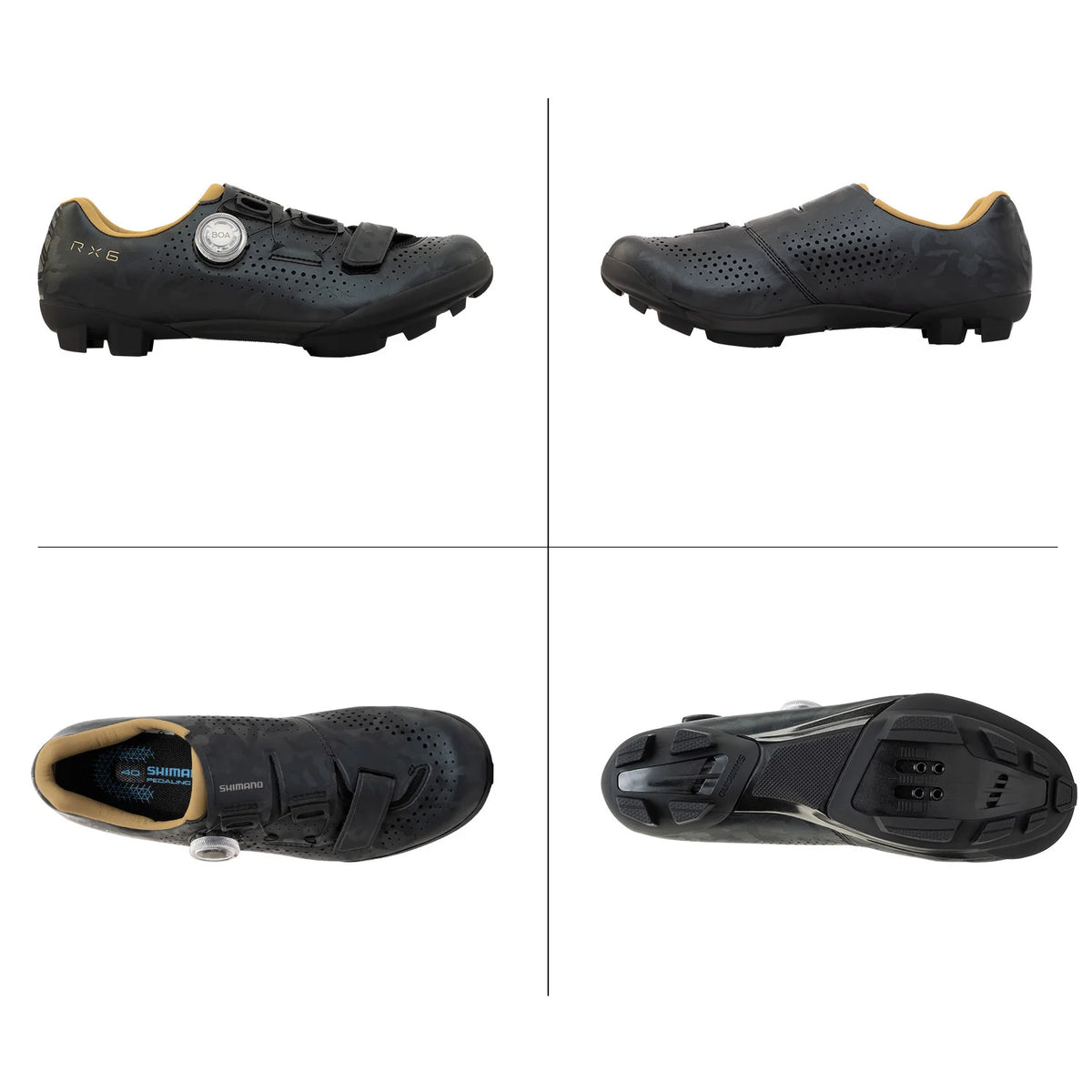 Shimano RX600 SPD Gravel Shoe - Womens - Gray