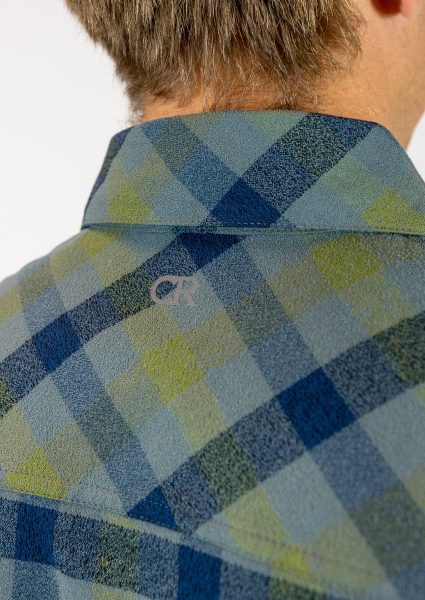 Club Ride Shaka Midweight Flannel Shirt - Teal Olive