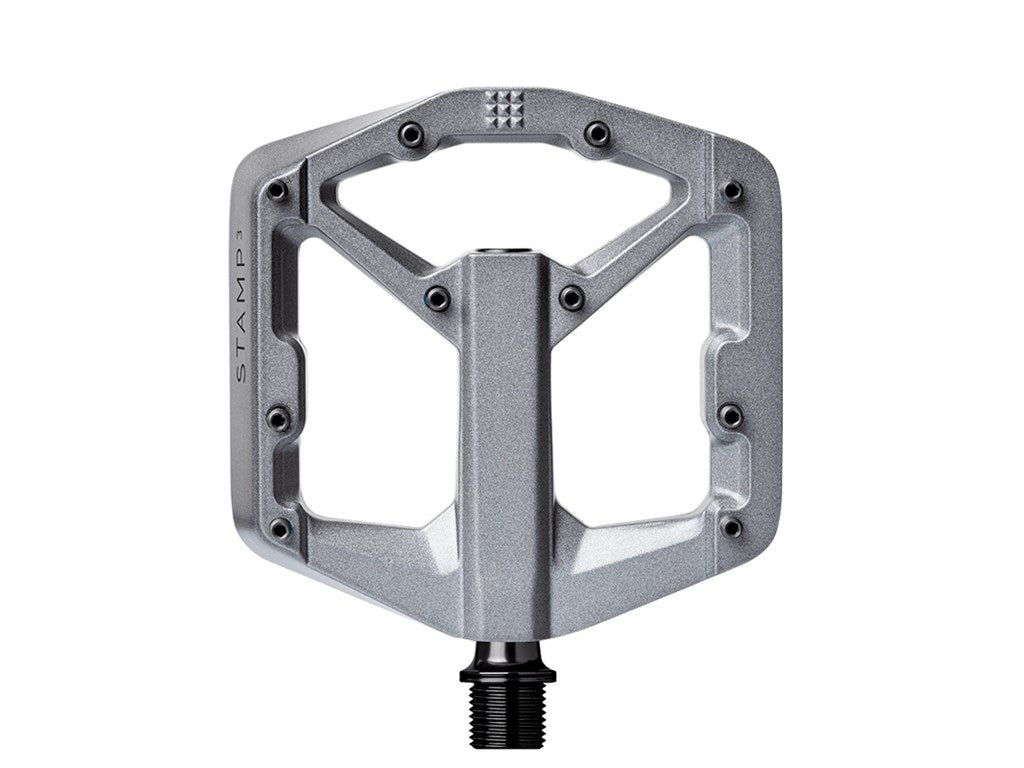 Crank Brothers Stamp 3 Small Platform Pedals - Charcoal Gray Charcoal Gray