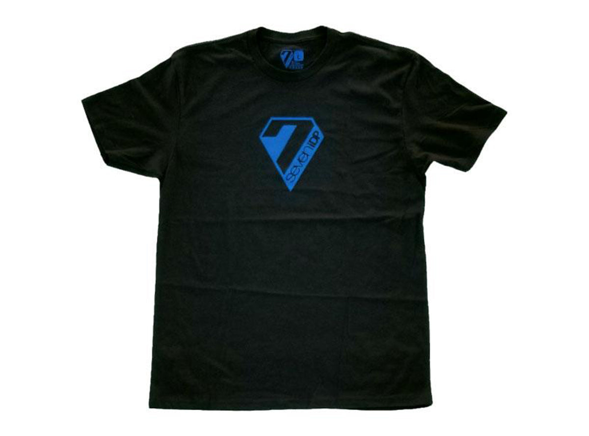 7 iDP Logo Short Sleeve Tee - Youth - Black Black Small