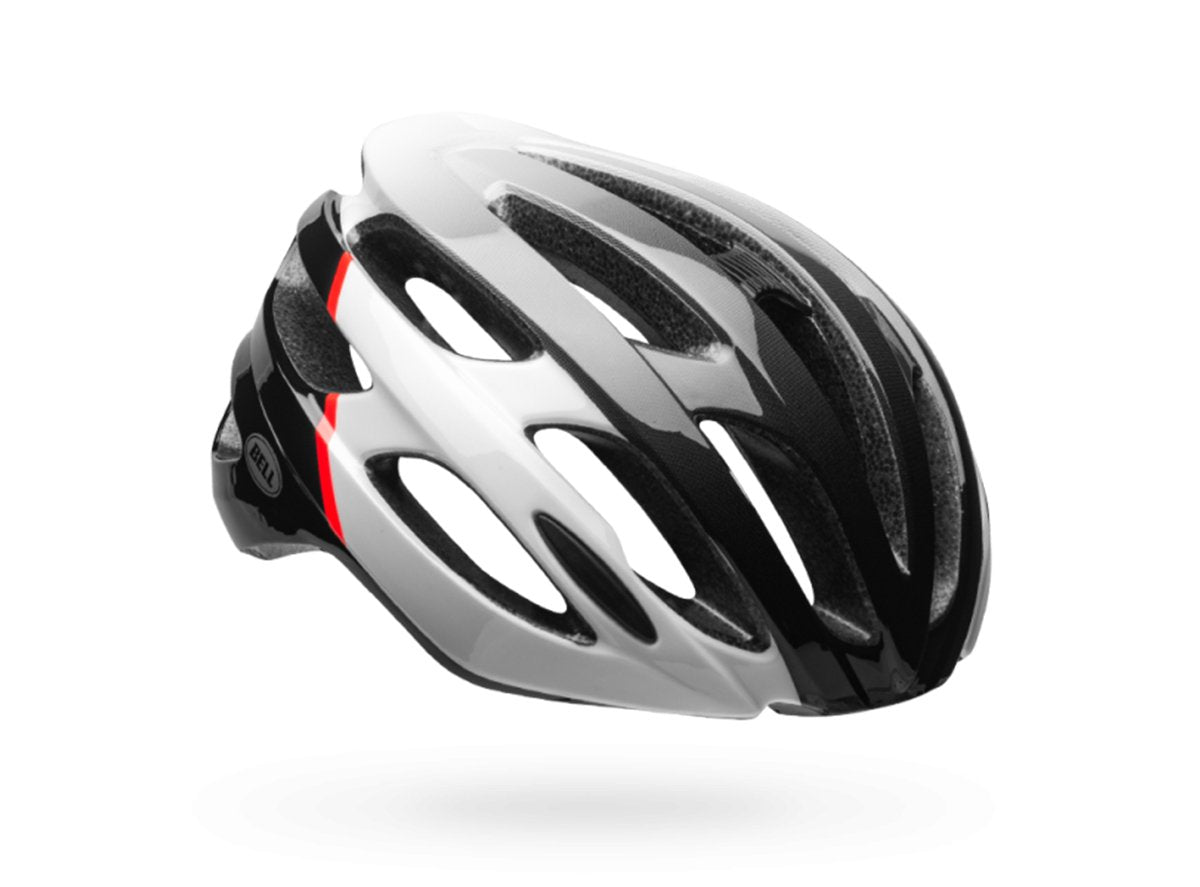 Bell Falcon MIPS Road Helmet - Gloss White-Infrared-Black Gloss White - Infrared - Black Small