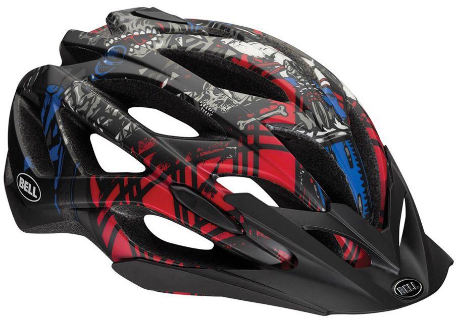 Bell Sequence MTB Helmet - Matt Red-Blue Jimbo Matt Red - Blue Jimbo Medium