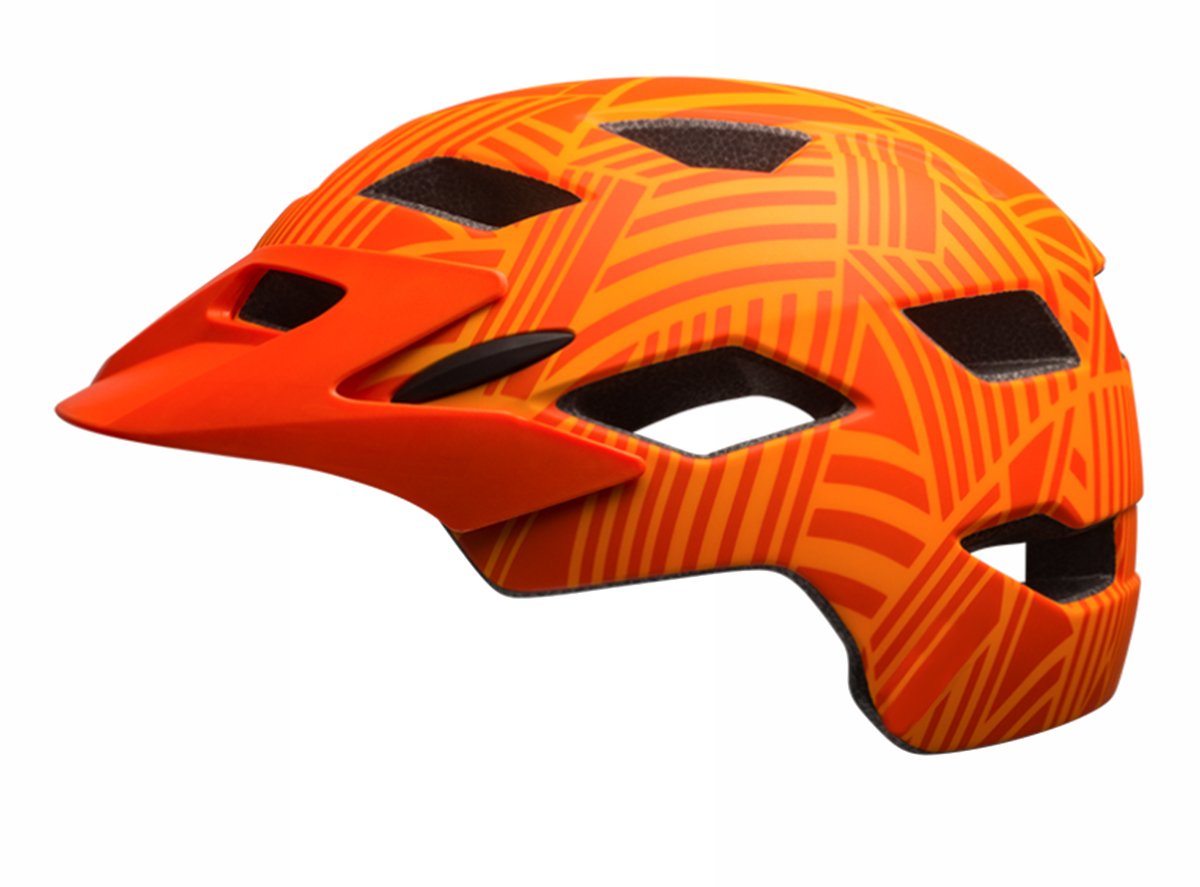 Bell Sidetrack Youth Helmet - Matt Tangerine Matt Tangerine One Size