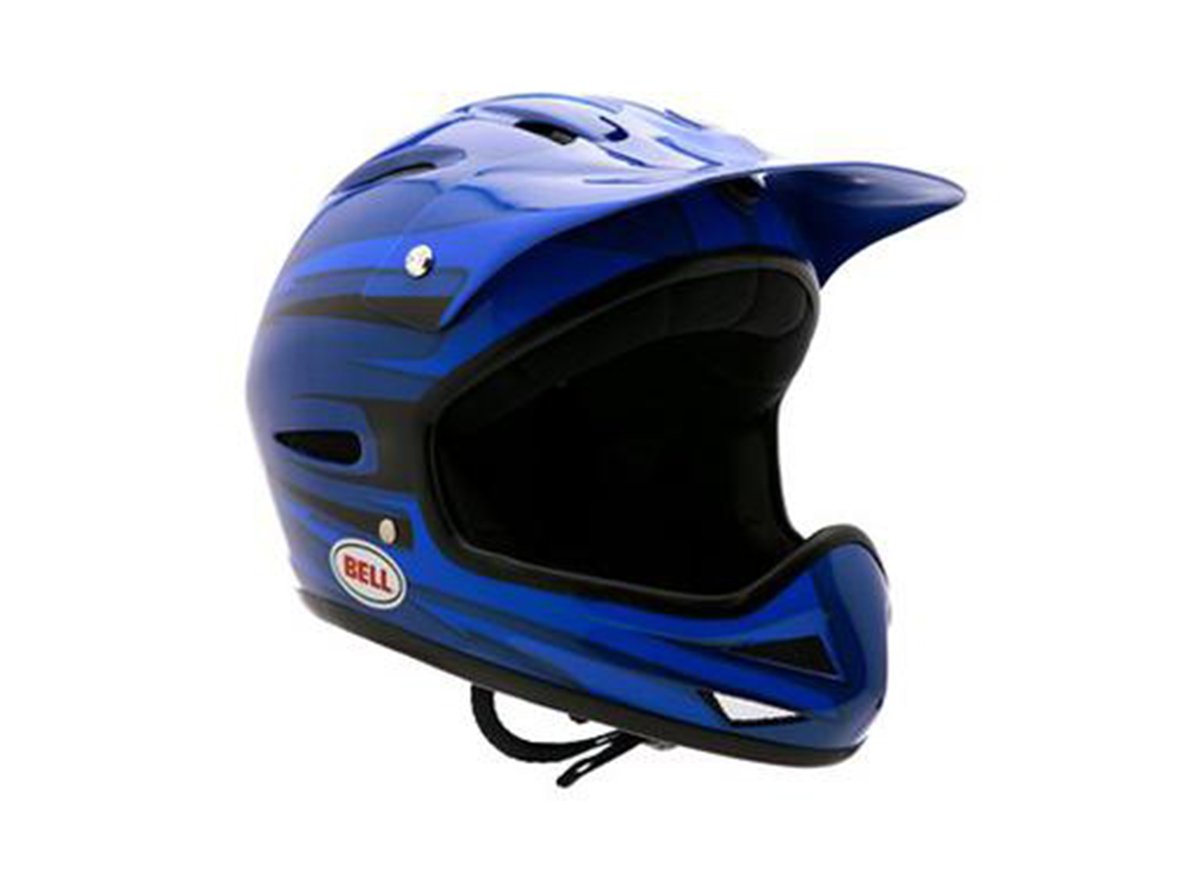 Bell Bellistic BMX/Downhill Full Face Helmet - Blue-Blue Blue - Blue Medium