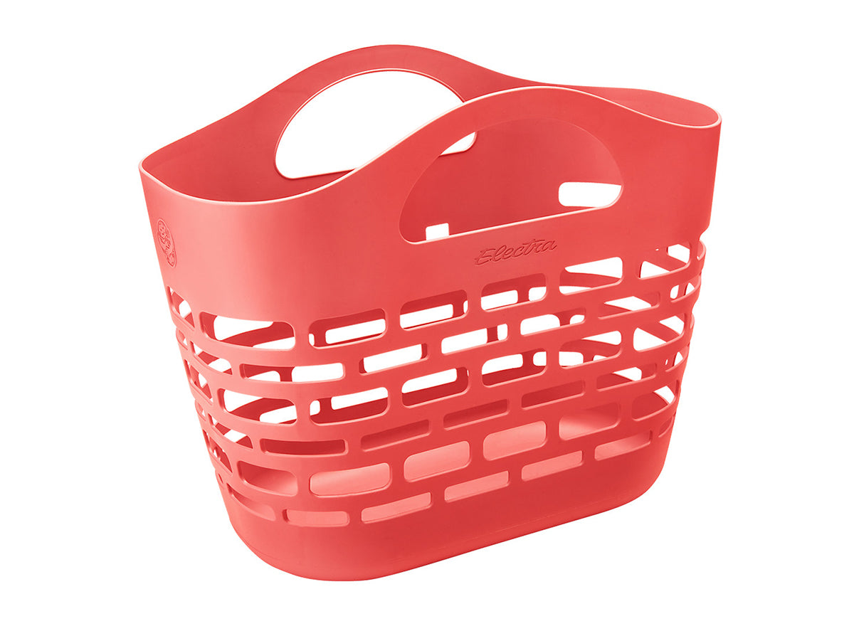 Electra Plasket Ocean Reclaimed Plastic Basket - Orange Orange