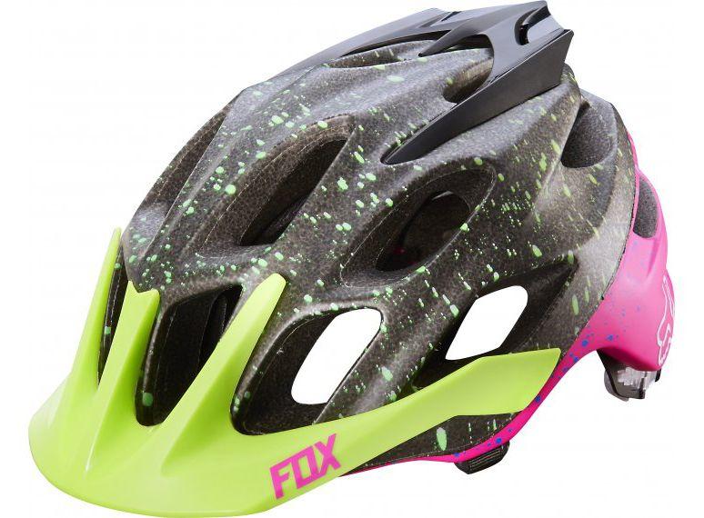Fox Racing Flux MTB Helmet - Flight Black-Pink Flight Black - Pink Large/X-Large