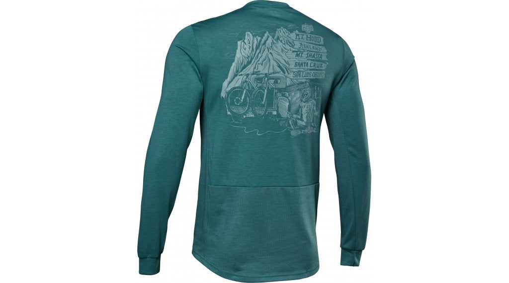 Fox Racing Ranger Dri Release Long Sleeve MTB Jersey - Sea Foam