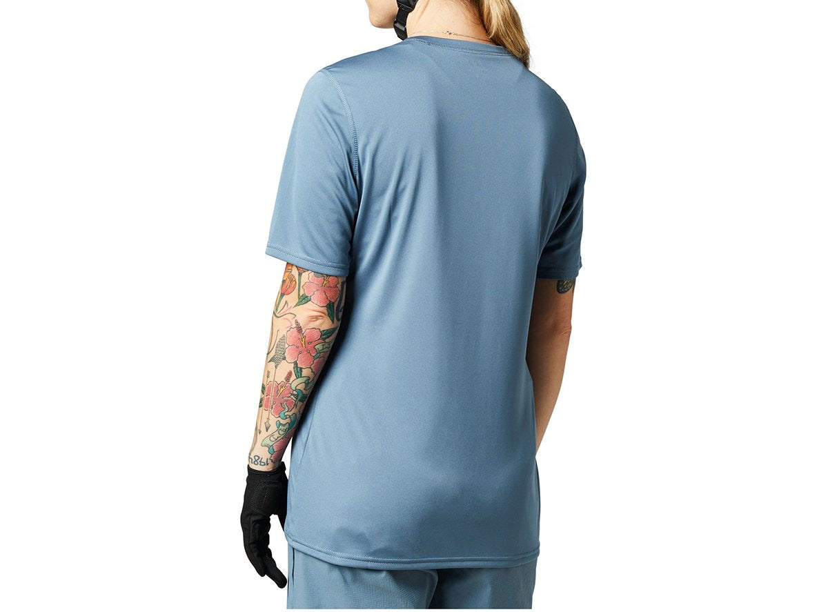 Fox Racing Ranger Short Sleeve MTB Jersey - Womens - Matt Blue