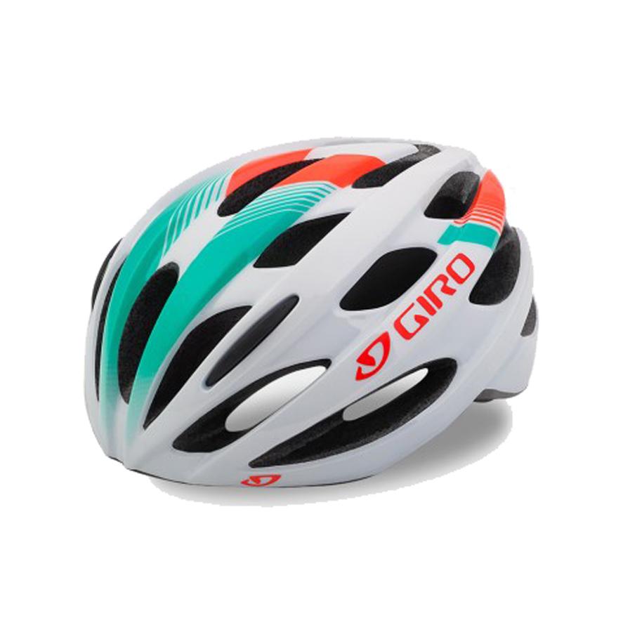 Giro Trinity MTB Helmet - Matt White-Turquoise-Vermillion Matt White - Turquoise - Vermillion One Size