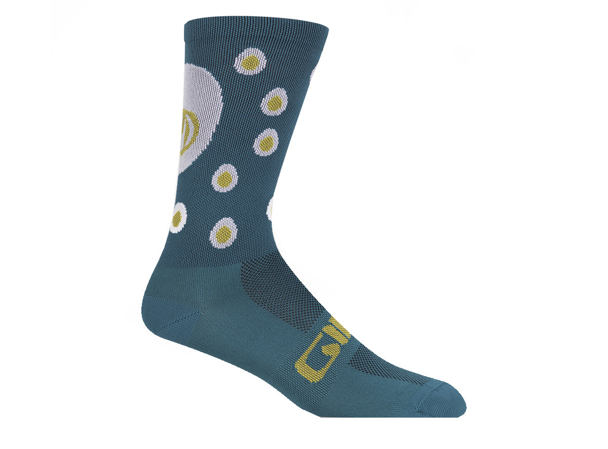 Giro Comp 6" High Rise Sock - Harbor Blue Eggs - 2022 Harbor Blue Eggs Small