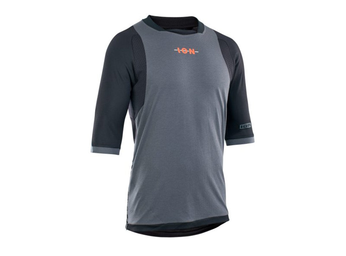 ION Scrub AMP 3/4 Sleeve MTB Jersey - Black - 2021 Black Small