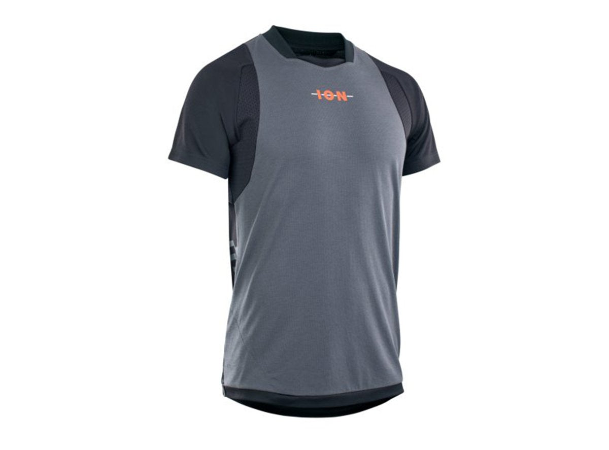 ION Scrub AMP Short Sleeve MTB Jersey - Black - 2021 Black Small
