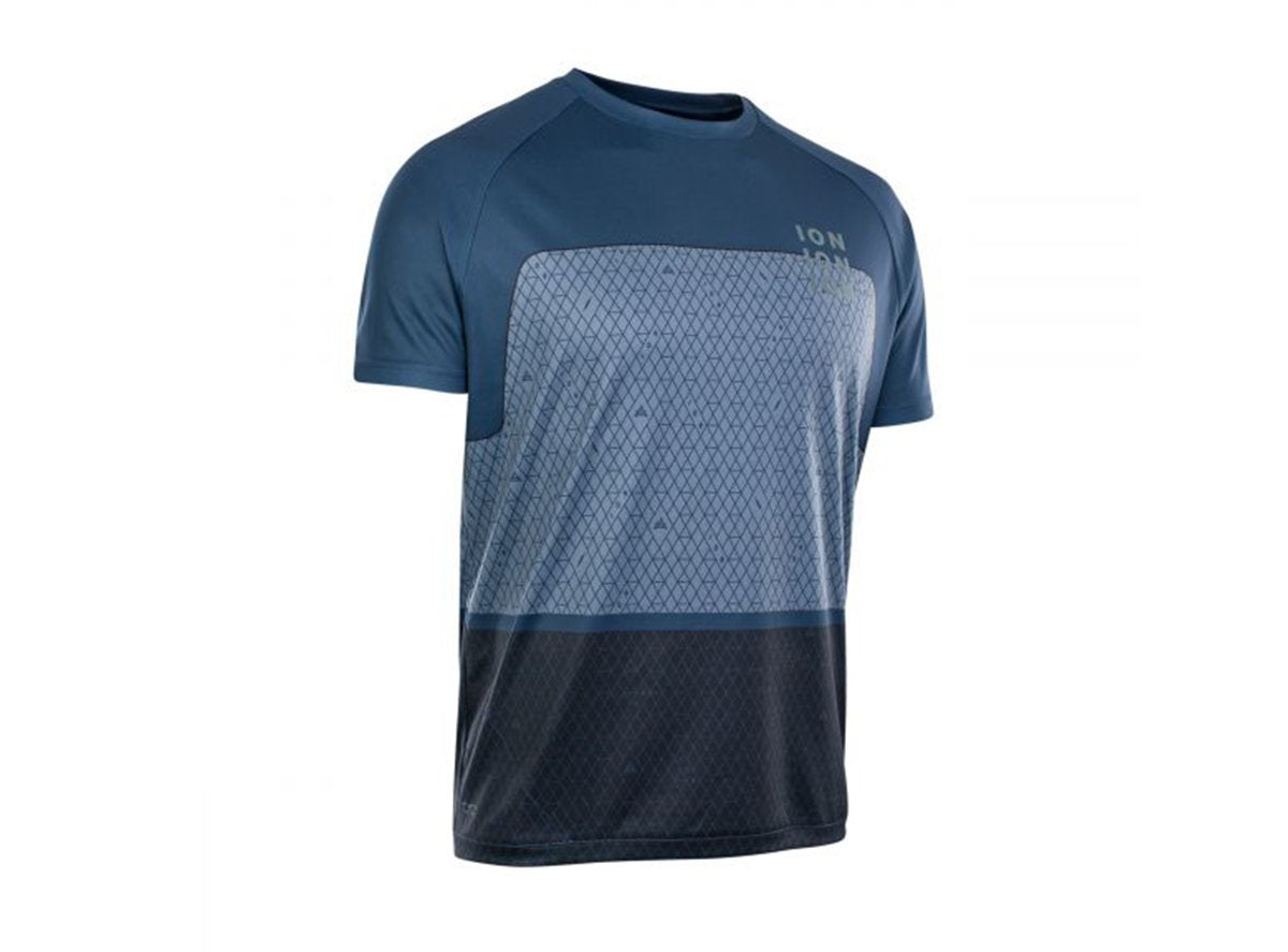 ION Traze AMP Short Sleeve MTB Jersey - Indigo Dawn - 2021 Indigo Dawn Small