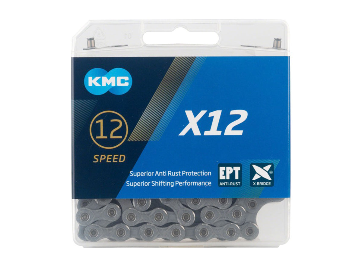 KMC X12 EPT Chain - 12 Speed Gray 126L