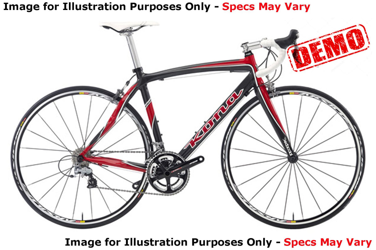 Kona Zing Supreme Carbon Road Bike - Gray - 58cm - Demo 1 - Gray Gray 58cm (22.75") 20 Speed