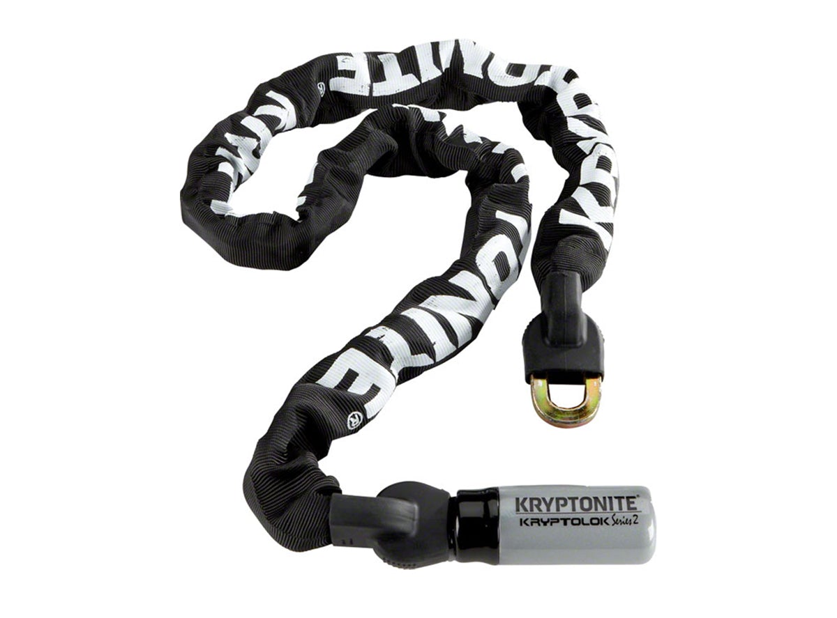 Kryptonite KryptoLok Series 2 - Keyed - Black-Gray Black - Gray 4'/120cm