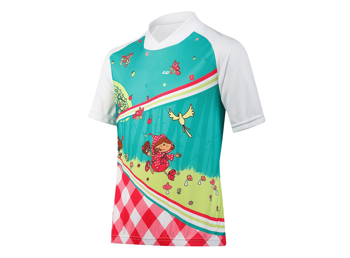 Louis Garneau Kids Short Sleeve Road Jersey - Red Riding Red Riding Medium - 5